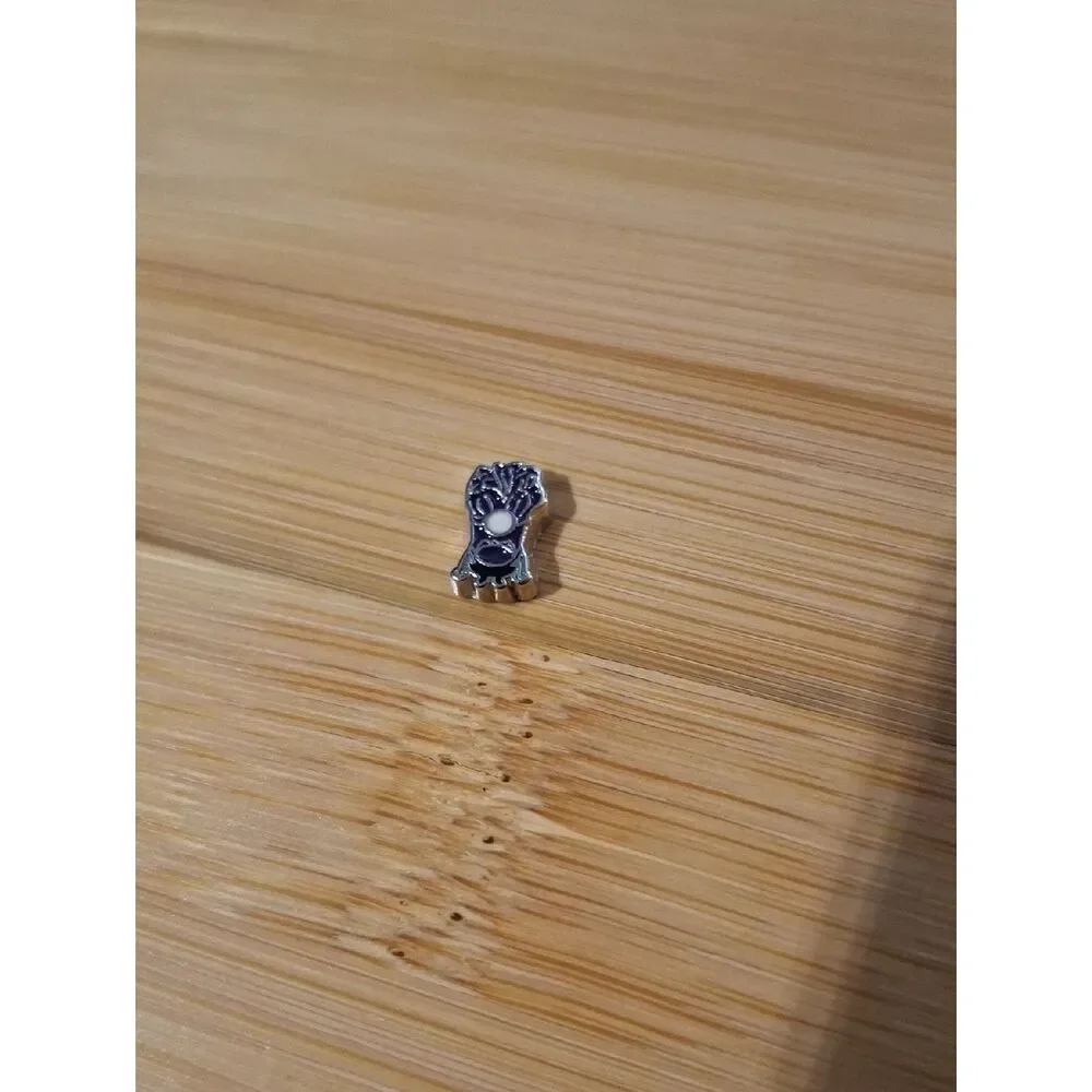 Evil Purple Minion Charm For Floating Lockets